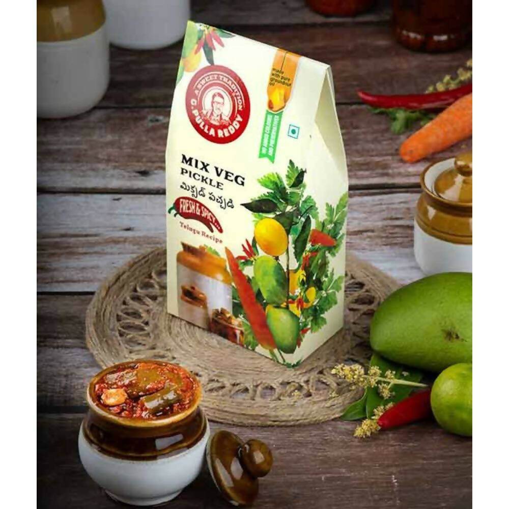 Pulla Reddy Mix Veg Pickle - Safuron