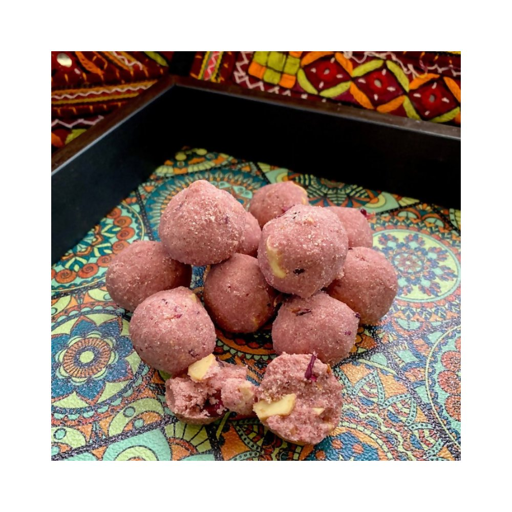 Mylapore Kitchens Rose Rava Laddu - fragile - Safuron