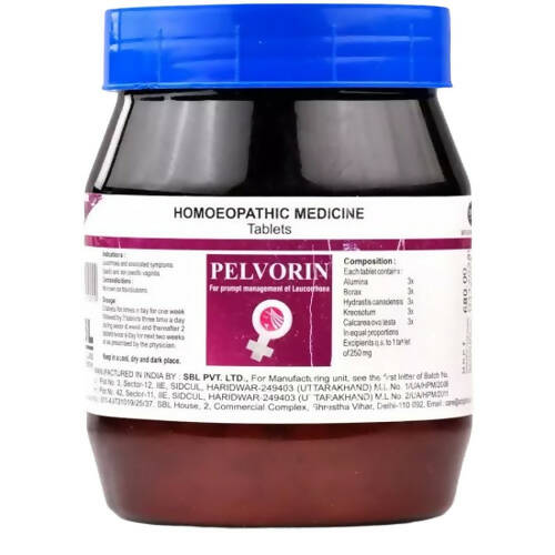 SBL Homeopathy Pelvorin Tablets SBL Homeopathy Pelvorin Tablets