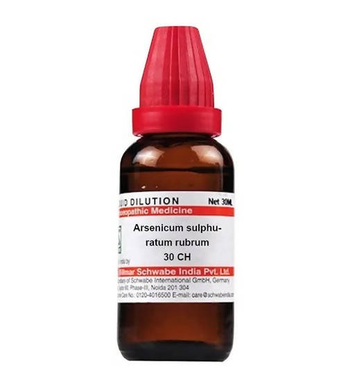 Dr. Willmar Schwabe India Arsenicum Sulphuratum Rubrum Dilution Dr. Willmar Schwabe India Arsenicum Sulphuratum Rubrum Dilution