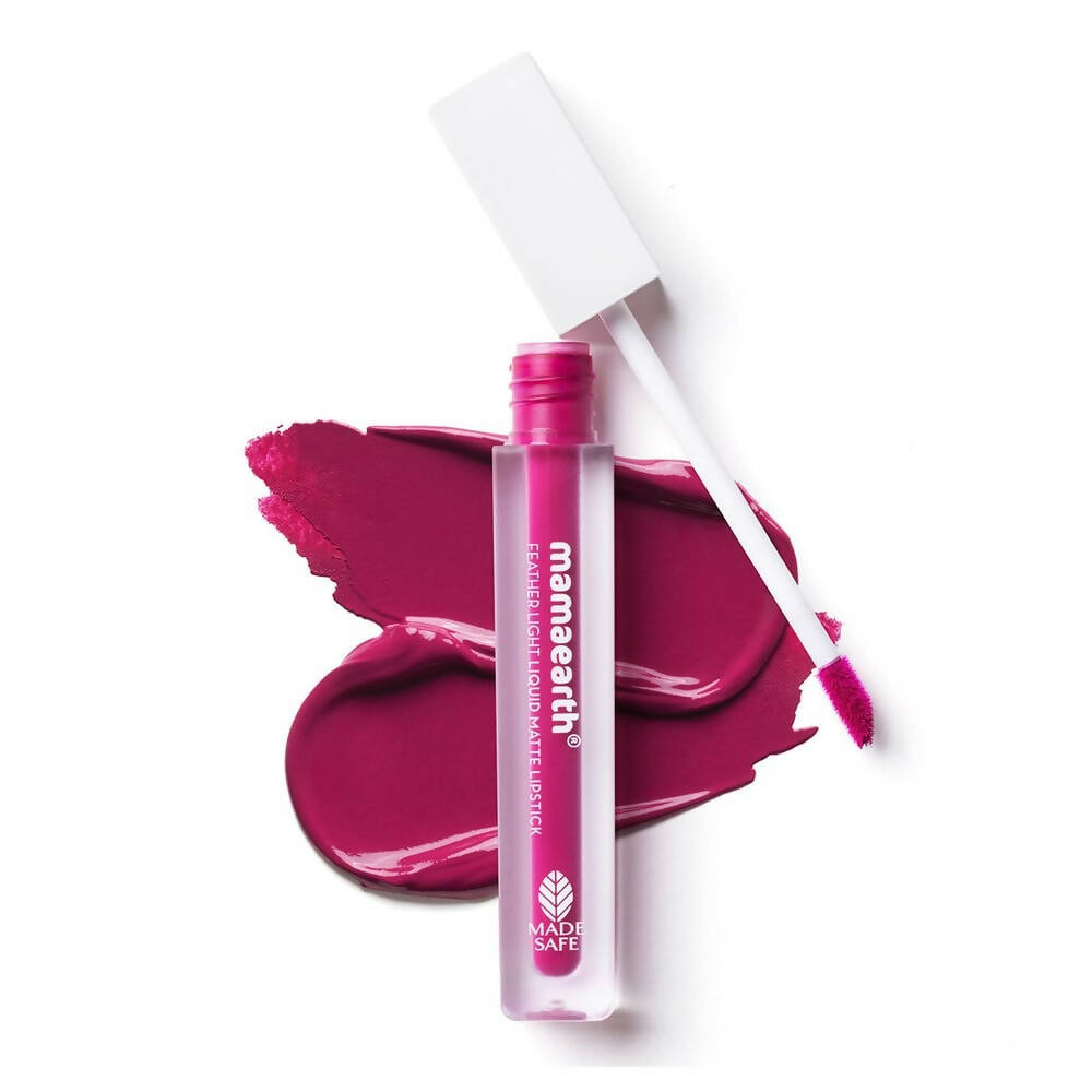Mamaearth Feather Light Liquid Matte Lipstick - Pink Orchid Mamaearth Feather Light Liquid Matte Lipstick - Pink Orchid