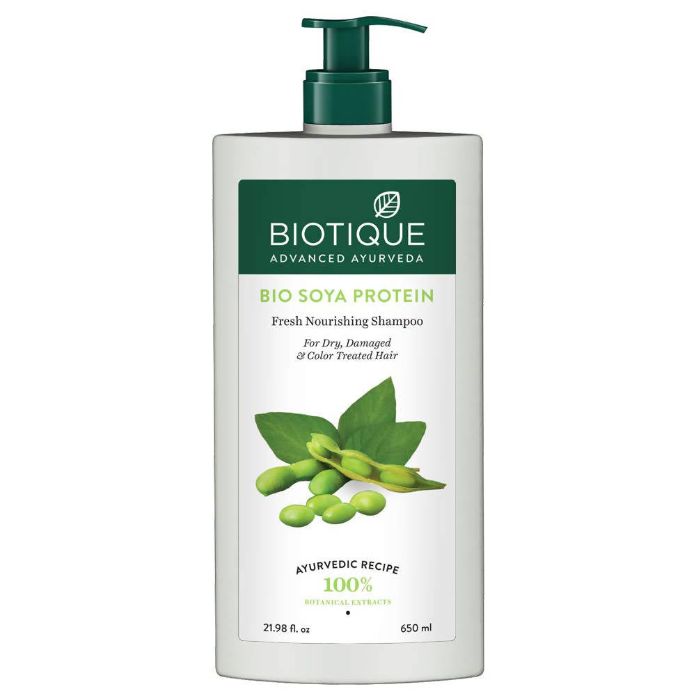 Biotique Advanced Ayurveda Bio Soya Protein Fresh Nourishing Shampoo Biotique Advanced Ayurveda Bio Soya Protein Fresh Nourishing Shampoo