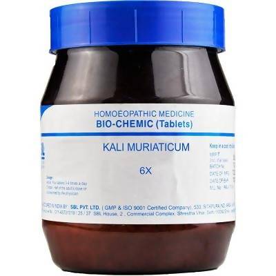 SBL Homeopathy Kali Muriaticum Biochemic Tablets SBL Homeopathy Kali Muriaticum Biochemic Tablets