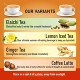 Naivedyam Ginger Instant Tea Premix Powder Sachets Naivedyam