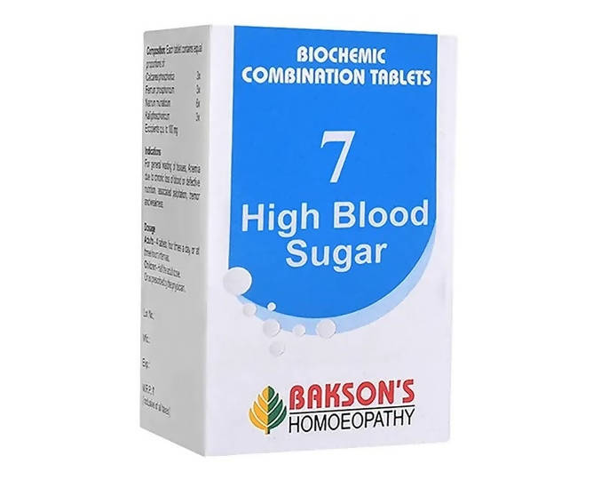 Bakson's Homeopathy Biochemic Combination 7 Tablets Bakson's Homeopathy Biochemic Combination 7 Tablets