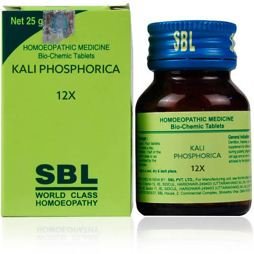 SBL Homeopathy Kali Phosphoricum Biochemic Tablets SBL Homeopathy Kali Phosphoricum Biochemic Tablets