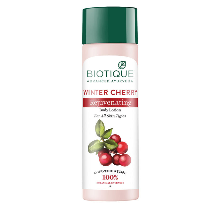 Biotique Advanced Ayurveda Bio Winter Cherry Rejuvenating Body Nourisher - Safuron