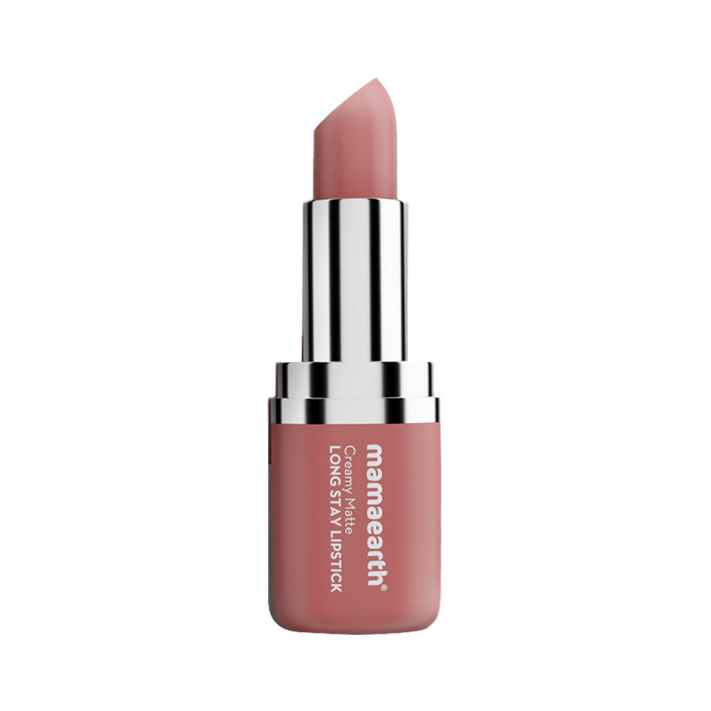 Mamaearth Creamy Matte Long Stay Lipstick - Pillow Nude - Limited Time Offer Mamaearth Creamy Matte Long Stay Lipstick - Pillow Nude - Limited Time Offer
