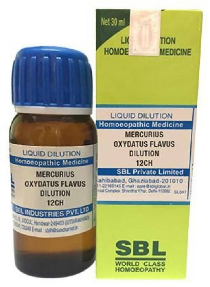 SBL Homeopathy Mercurius Oxydatus Flavus Dilution SBL Homeopathy Mercurius Oxydatus Flavus Dilution