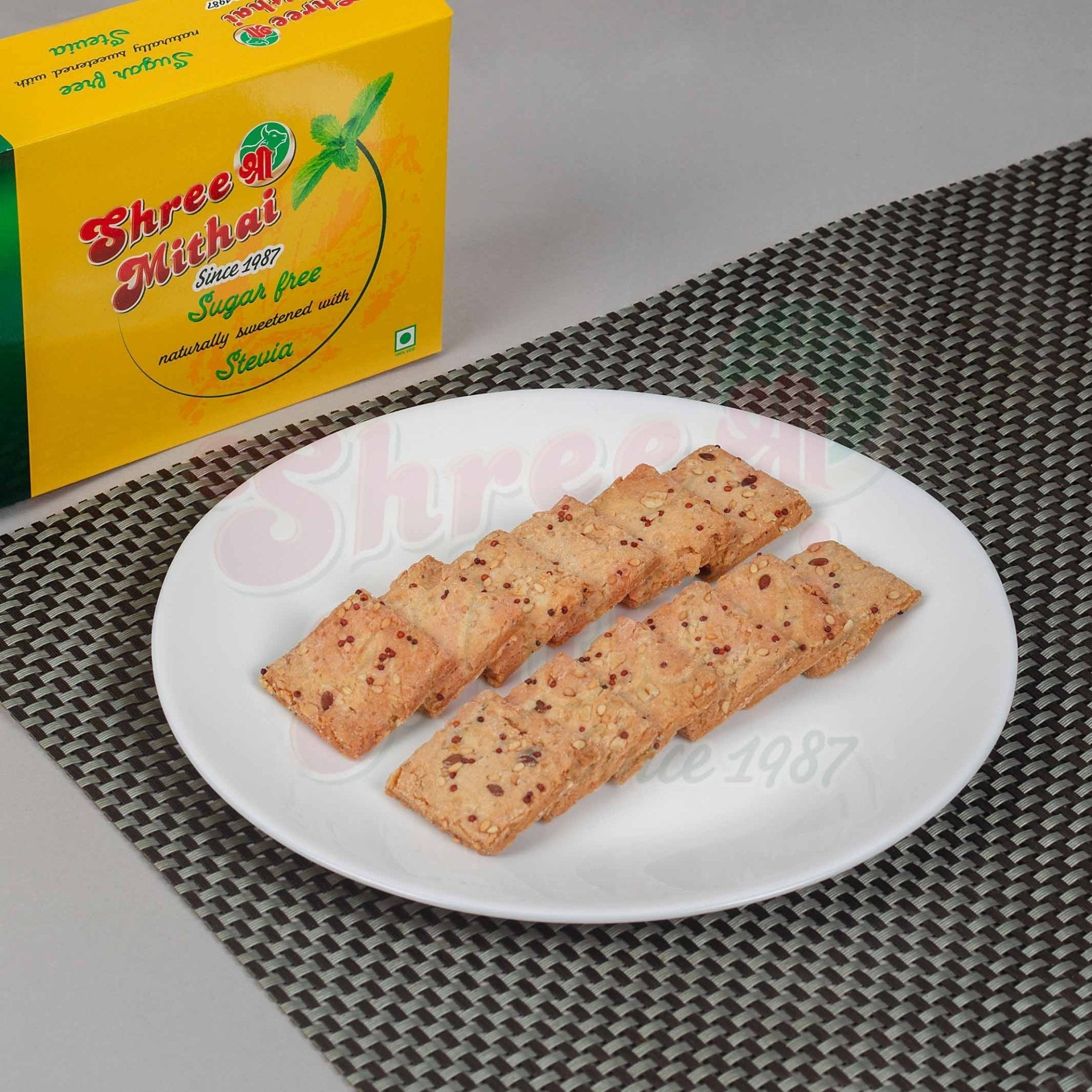 Shree Mithai Sugarfree Multigrain Cookies - Safuron