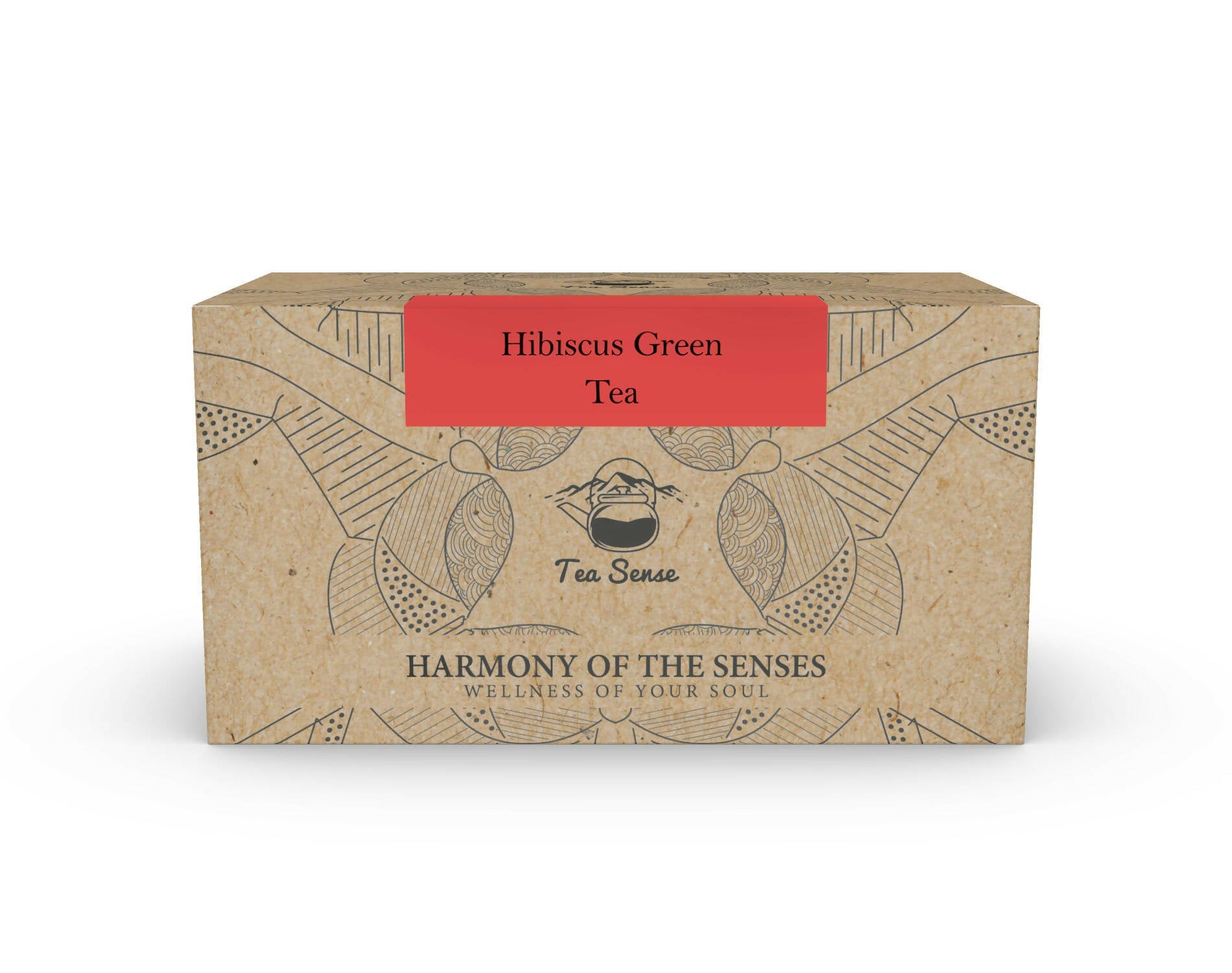 Tea Sense Hibiscus Green Tea Bags Box - Safuron
