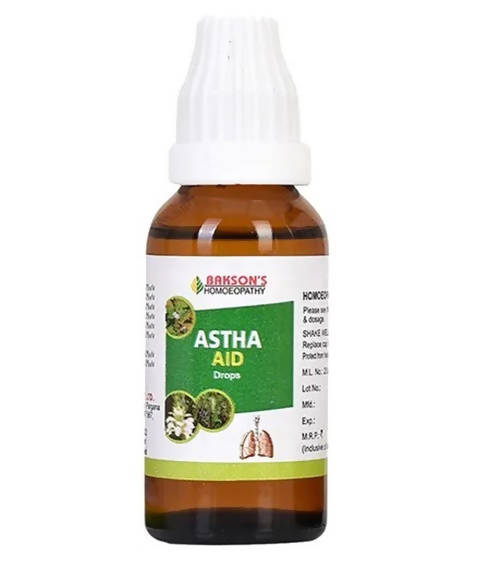 Bakson's Homeopathy Astha Aid Drops Bakson's Homeopathy Astha Aid Drops