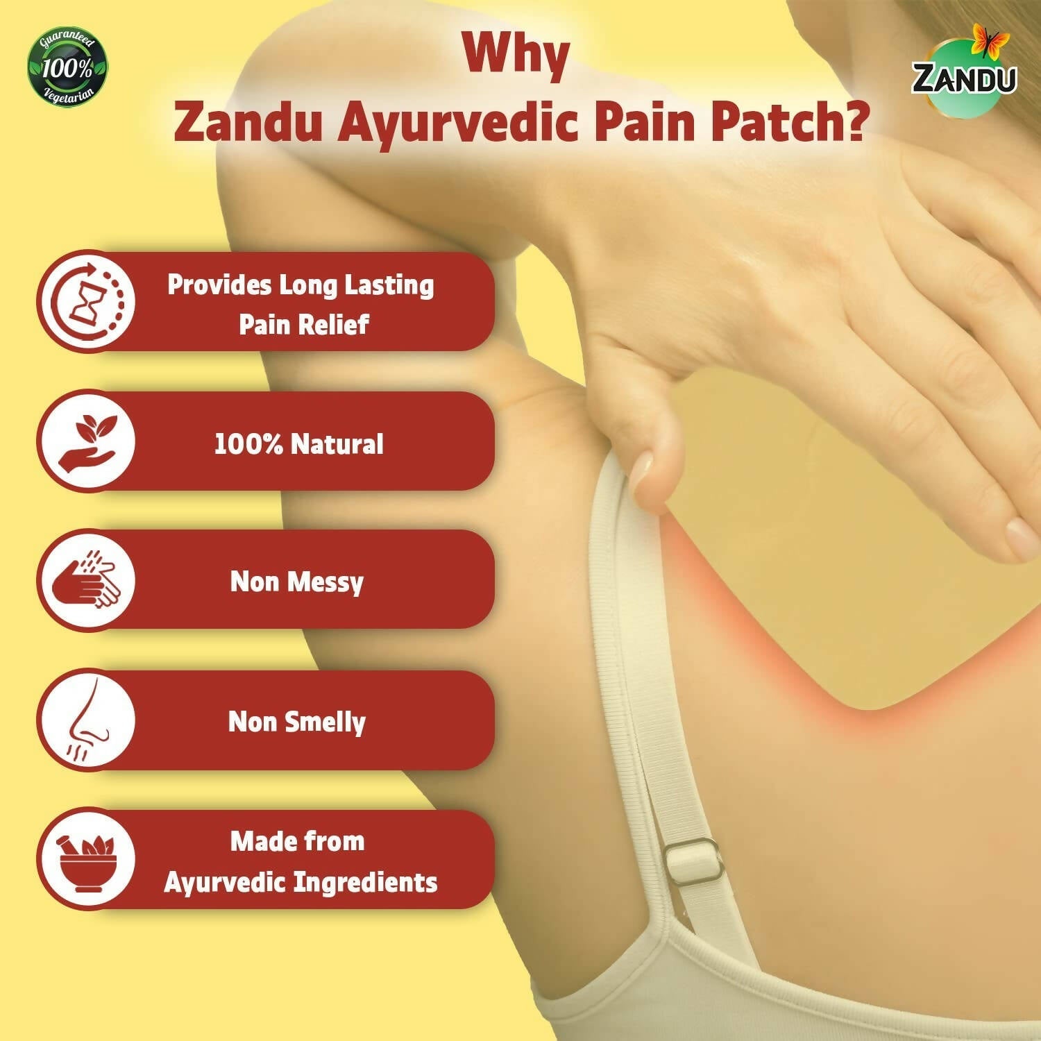 Zandu Ayurvedic Pain Relief Patch Zandu Ayurvedic Pain Relief Patch