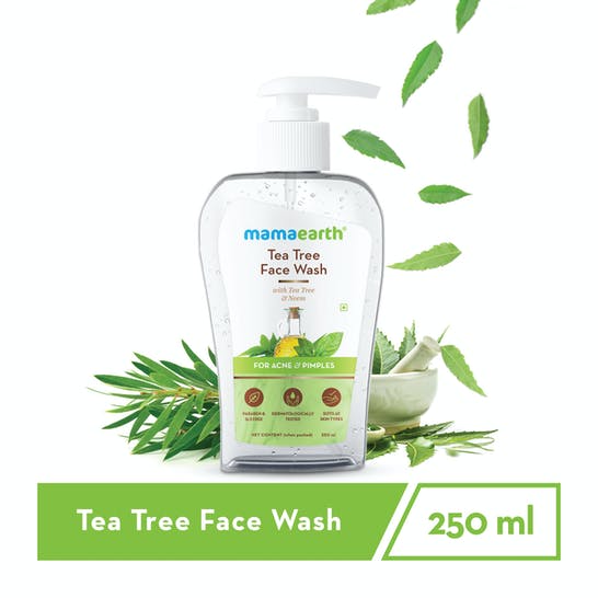 Mamaearth Tea Tree Face Wash for Acne & Pimples Mamaearth Tea Tree Face Wash for Acne & Pimples