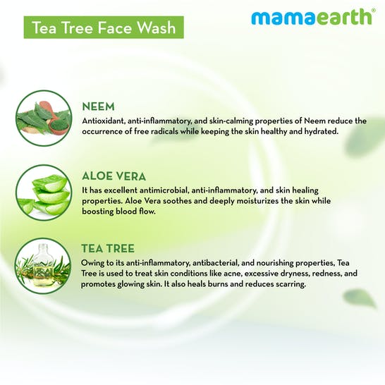 Mamaearth Tea Tree Face Wash for Acne & Pimples Mamaearth Tea Tree Face Wash for Acne & Pimples