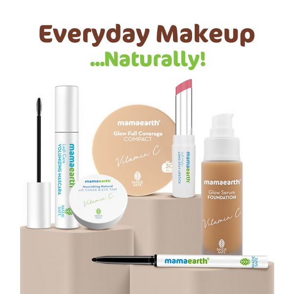 Mamaearth Glow Full Coverage Compact With SPF 30 - Natural Glow Mamaearth Glow Full Coverage Compact With SPF 30 - Natural Glow
