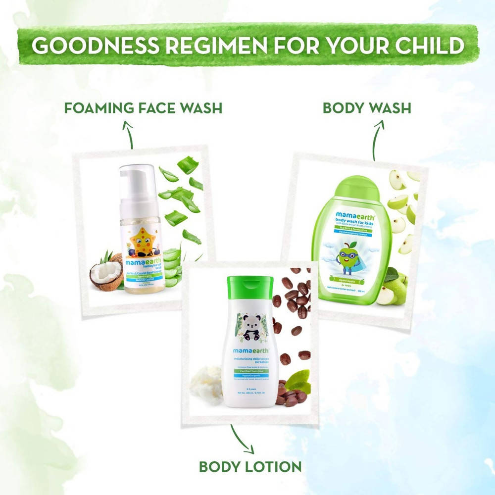 Mamaearth Agent Apple Body Wash for Kids with Apple & Oat Protein - Limited Time Offer Mamaearth Agent Apple Body Wash for Kids with Apple & Oat Protein - Limited Time Offer