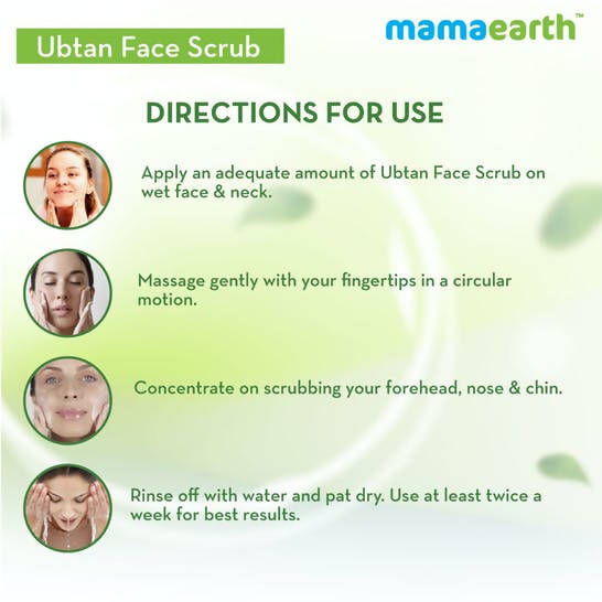 Mamaearth Ubtan Face Scrub with Turmeric & Walnut for Tan Removal Mamaearth Ubtan Face Scrub with Turmeric & Walnut for Tan Removal
