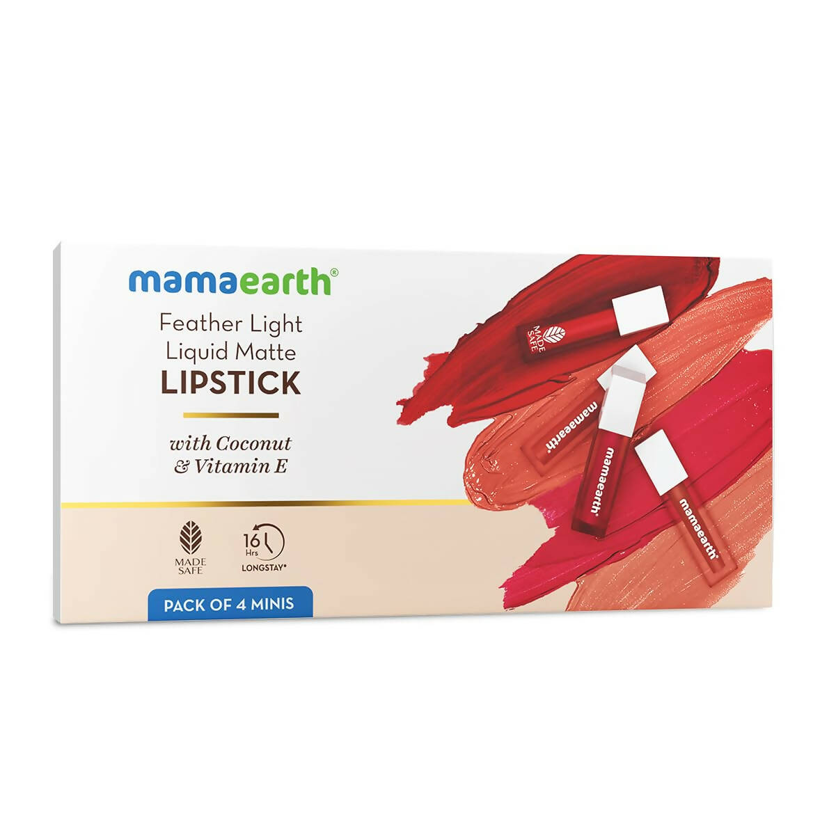 Mamaearth Feather Light Liquid Matte Mini Lipsticks Combo - Safuron