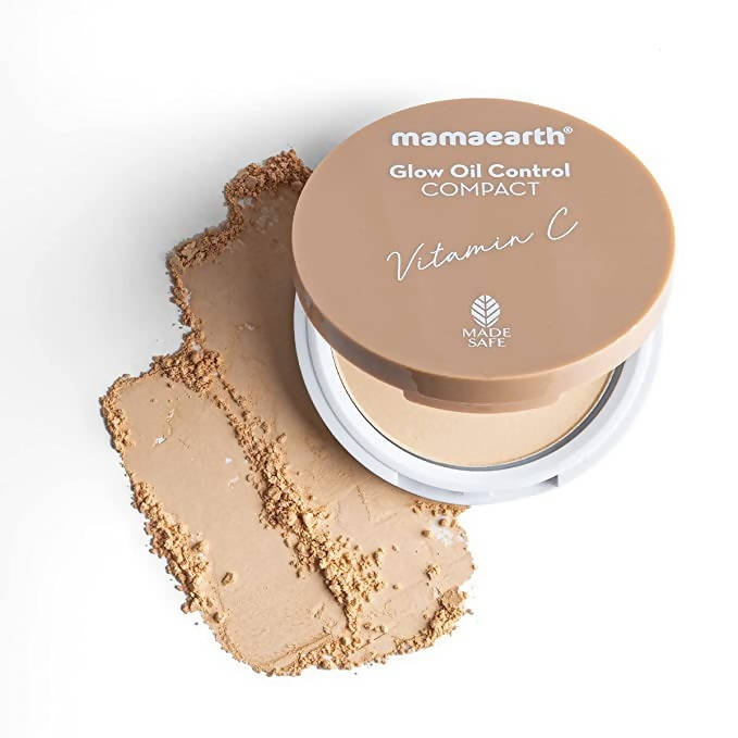 Mamaearth Glow Oil Control Compact With SPF 30 (Creme Glow) Mamaearth Glow Oil Control Compact With SPF 30 (Creme Glow)