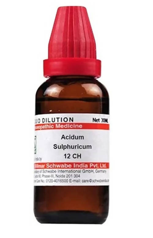 Dr. Willmar Schwabe India Acidum Sulphuricum Dilution Dr. Willmar Schwabe India Acidum Sulphuricum Dilution