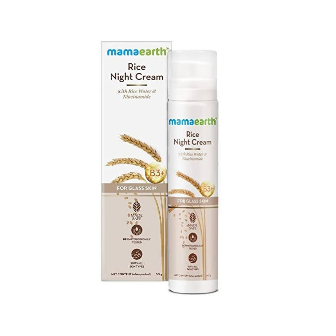 Mamaearth Rice Night Cream With Rice Water & Niacinamide Mamaearth Rice Night Cream With Rice Water & Niacinamide
