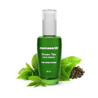 Mamaearth Green Tea Face Serum With Green Tea & Collagen For Open Pores Mamaearth Green Tea Face Serum With Green Tea & Collagen For Open Pores