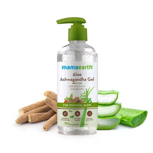 Mamaearth Aloe Ashwagandha Gel For Youthful Glow Mamaearth Aloe Ashwagandha Gel For Youthful Glow