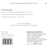 Forest Essentials Hair Growth Ritual For Hair Regeneration