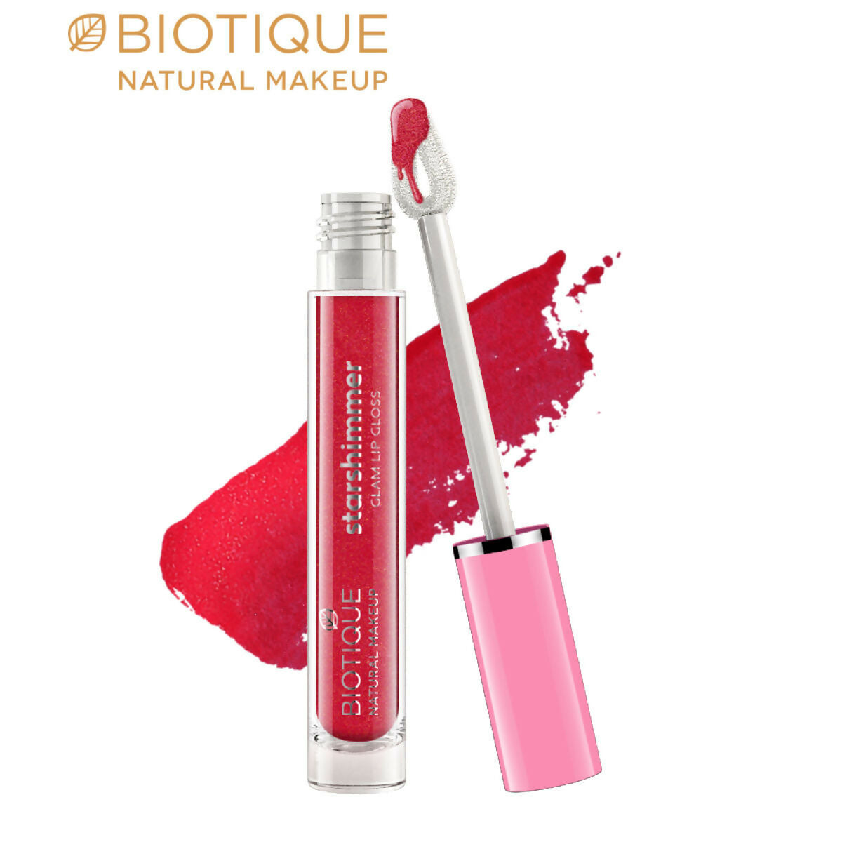 Biotique Starshimmer Glam Lip Gloss - Just Kissed-PI31 Biotique Starshimmer Glam Lip Gloss - Just Kissed-PI31