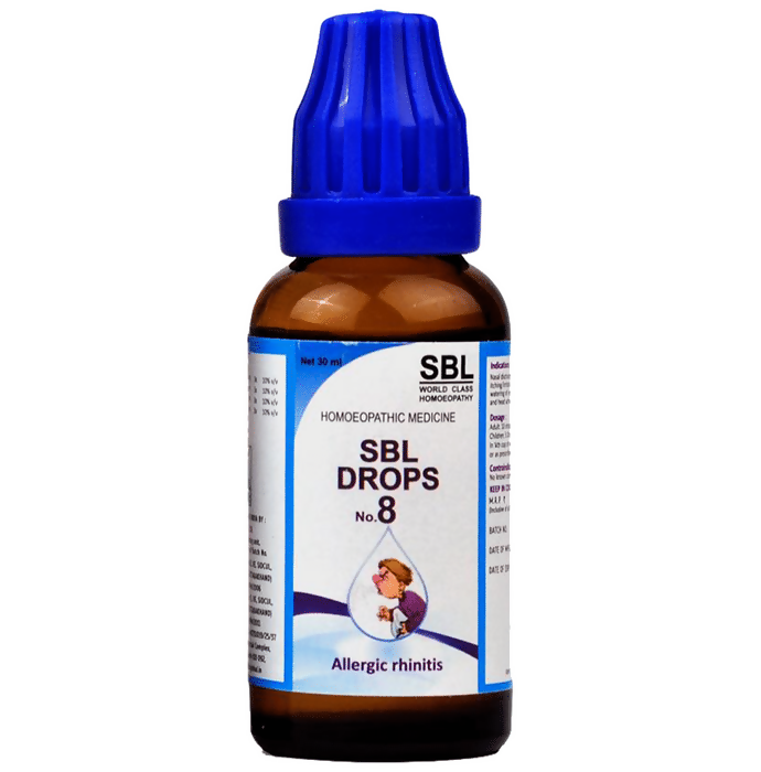 SBL Homeopathy Drops No. 8 ( For Allergic Rhinitis) SBL Pvt. Ltd.