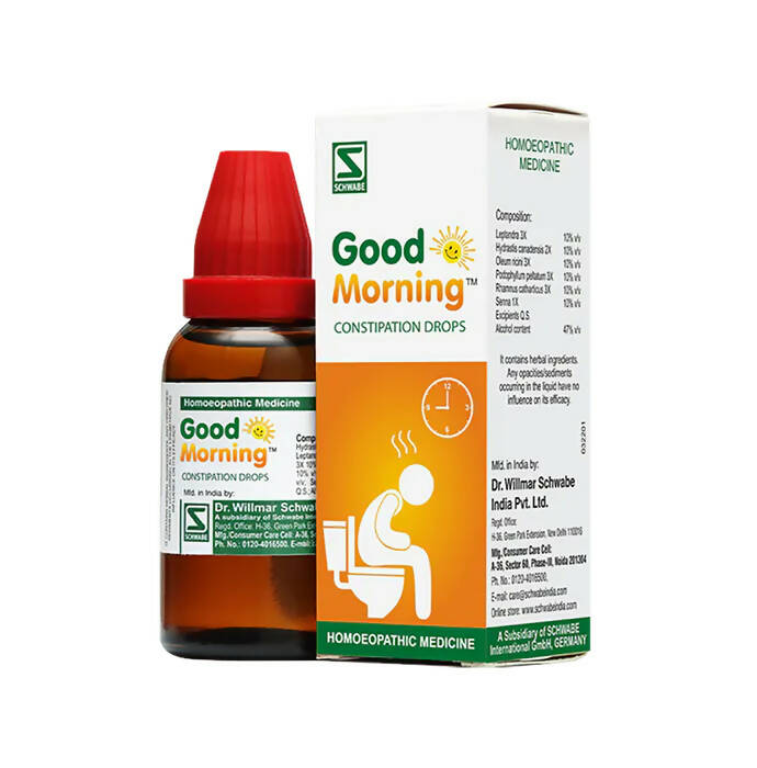 Dr. Willmar Schwabe India Good Morning Constipation Drops - Safuron Naturals