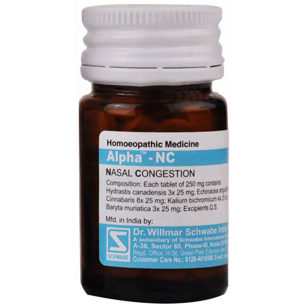 Dr. Willmar Schwabe India Alpha - NC Tablet - Safuron Naturals Dr. Willmar Schwabe India Alpha - NC Tablet - Safuron Naturals