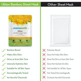 Mamaearth Ubtan Bamboo Sheet Mask with Turmeric & Saffron