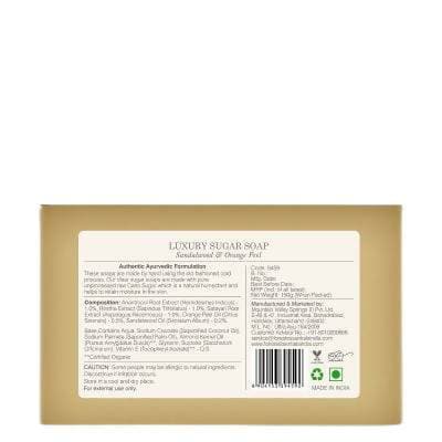 Forest Essentials Luxury Sugar Soap Sandalwood & Orange Peel Forest Essentials Luxury Sugar Soap Sandalwood & Orange Peel