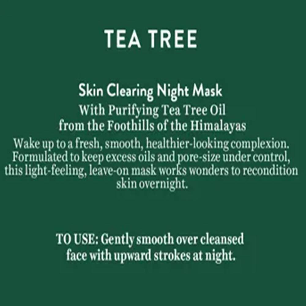 Biotique Advanced Organics Tea Tree Skin Clearing Night Mask Biotique Advanced Organics Tea Tree Skin Clearing Night Mask