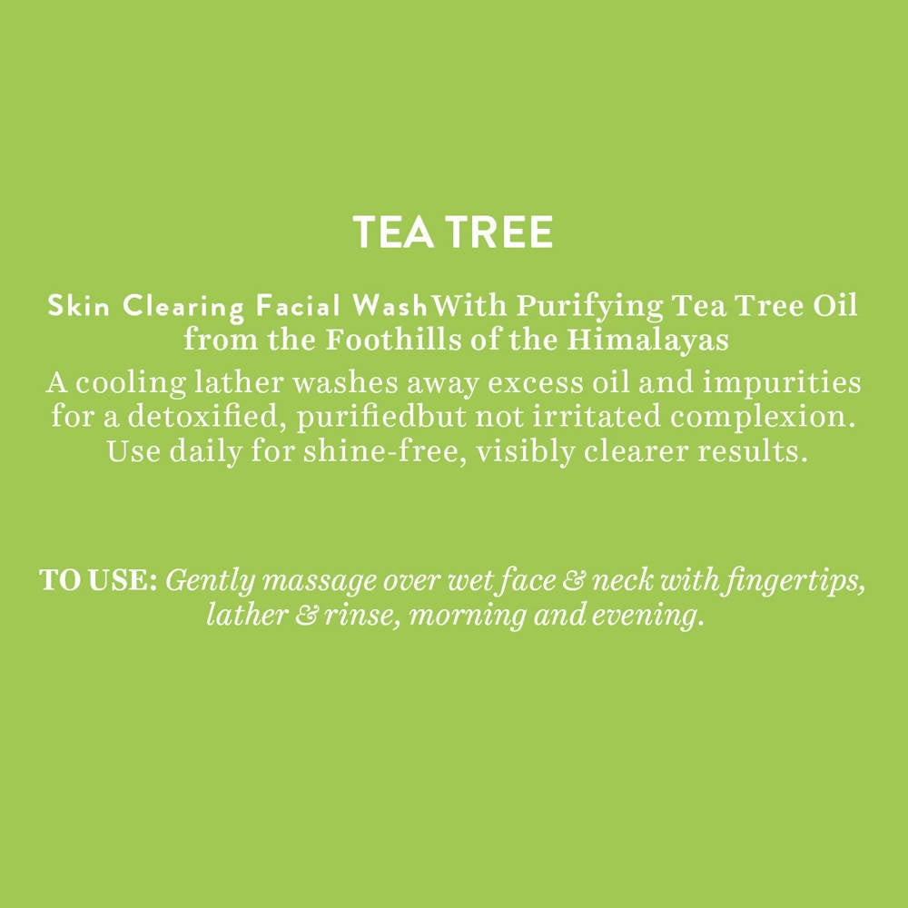 Biotique Advanced Organics Tea Tree Skin Clearing Facial Wash Biotique Advanced Organics Tea Tree Skin Clearing Facial Wash