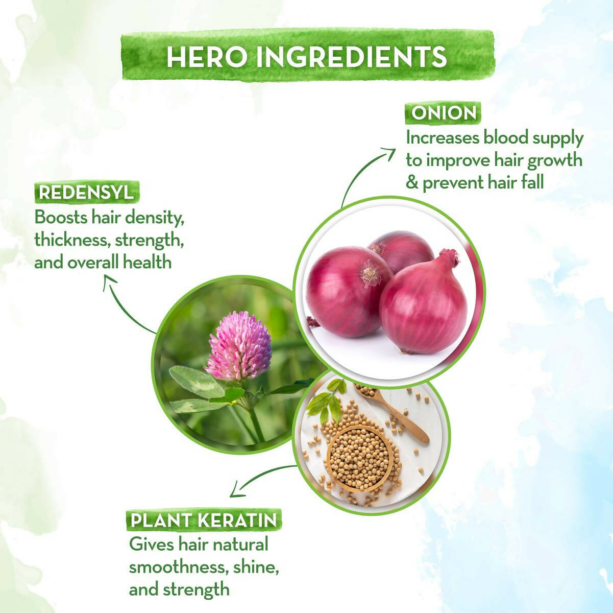 Mamaearth Onion Hair Oil and Onion Shampoo For Hair Fall Control Mamaearth Onion Hair Oil and Onion Shampoo For Hair Fall Control