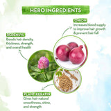 Mamaearth Onion Hair Oil and Onion Shampoo For Hair Fall Control