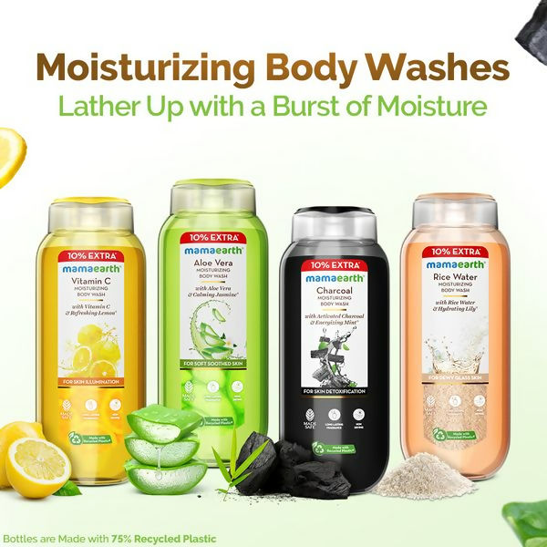 Mamaearth Vitamin C Moisturizing Body Wash with Vitamin C & Refreshing Lemon For Skin Illumination Mamaearth Vitamin C Moisturizing Body Wash with Vitamin C & Refreshing Lemon For Skin Illumination