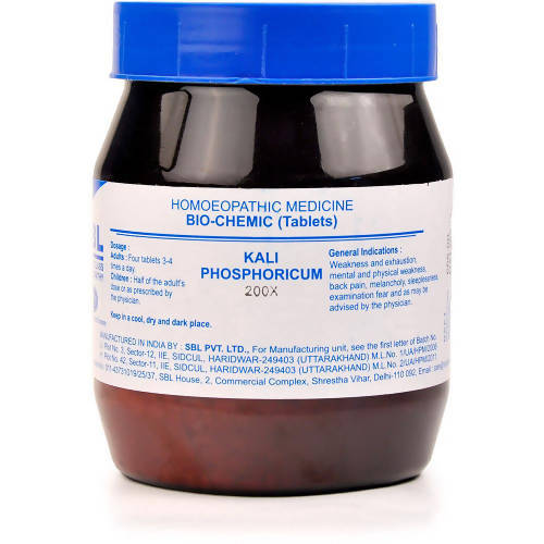 SBL Homeopathy Kali Phosphoricum Biochemic Tablets SBL Homeopathy Kali Phosphoricum Biochemic Tablets