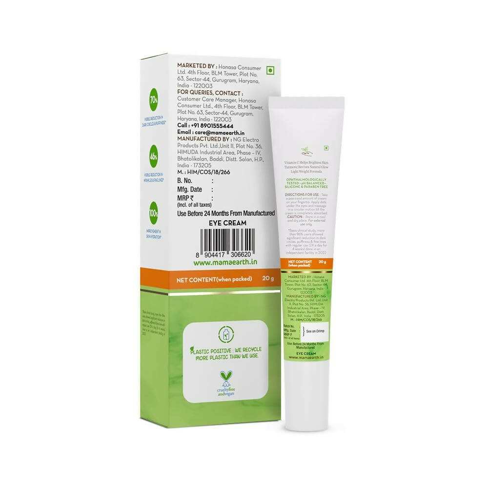 Mamaearth Vitamin C Daily Glow Under Eye Cream with Vitamin C & Turmeric Mamaearth Vitamin C Daily Glow Under Eye Cream with Vitamin C & Turmeric