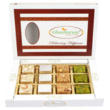 Ghasitaram Assortment of Pure Kaju Badam Pista & Walnut Barfis - Safuron