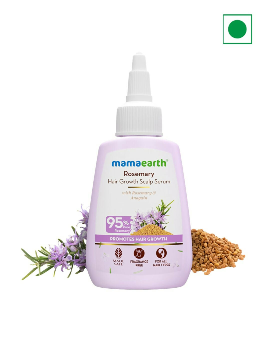 Mamaearth Rosemary Hair Growth Oil & Hair Growth Scalp Serum Combo Mamaearth Rosemary Hair Growth Oil & Hair Growth Scalp Serum Combo