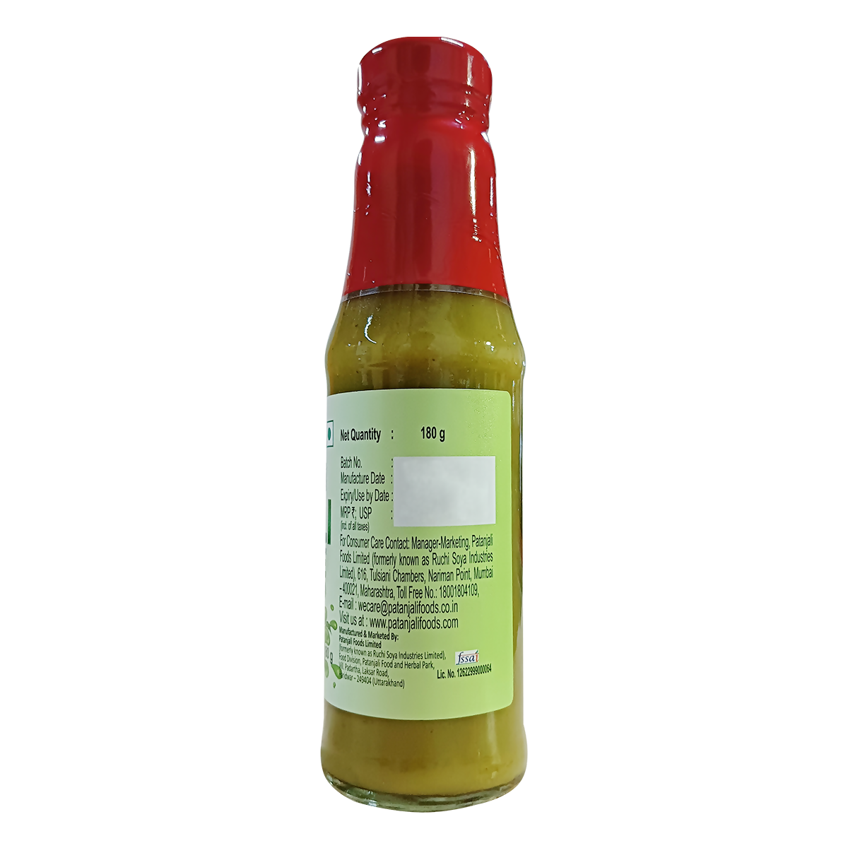 Patanjali Green Chilli Sauce Patanjali Green Chilli Sauce