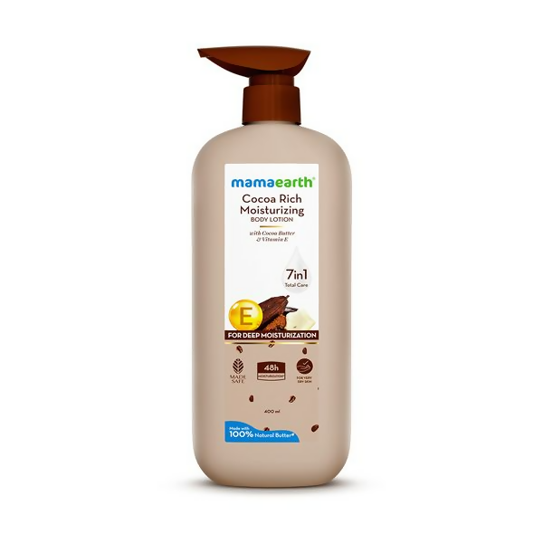 Mamaearth Cocoa Rich Moisturizing Body Lotion with Cocoa Butter & Vitamin E Mamaearth Cocoa Rich Moisturizing Body Lotion with Cocoa Butter & Vitamin E