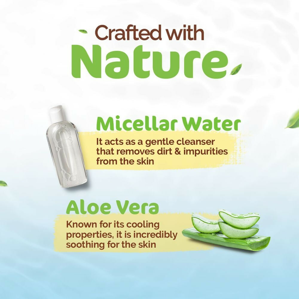 Mamaearth Micellar Gentle Makeup Remover Wipes Mamaearth Micellar Gentle Makeup Remover Wipes