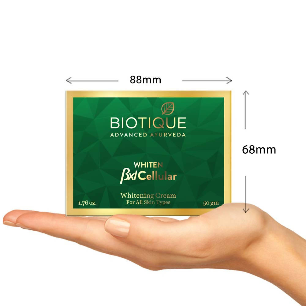 Biotique Advanced Ayurveda Bxl Cellular Whitening Cream For All Skin Types Biotique Advanced Ayurveda Bxl Cellular Whitening Cream For All Skin Types