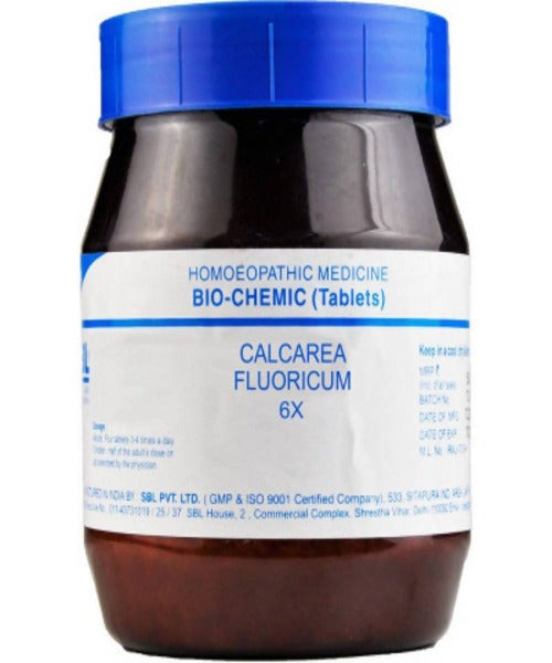 SBL Homeopathy Calcarea Fluorica Biochemic Tablet 6X 450 gm SBL Homeopathy Calcarea Fluorica Biochemic Tablet 6X 450 gm