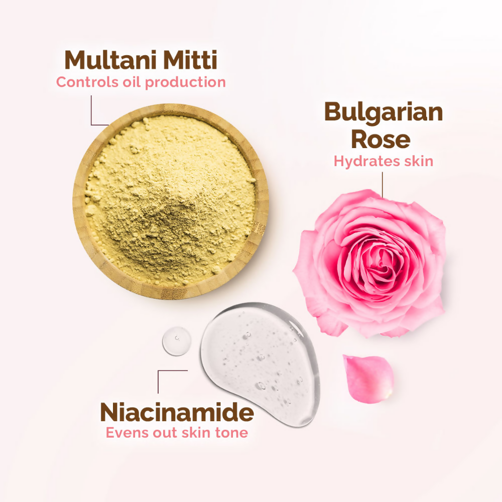 Mamaearth Multani Mitti Oil Balance Face Wash With Multani Mitti & Bulgarian Rose Mamaearth Multani Mitti Oil Balance Face Wash With Multani Mitti & Bulgarian Rose
